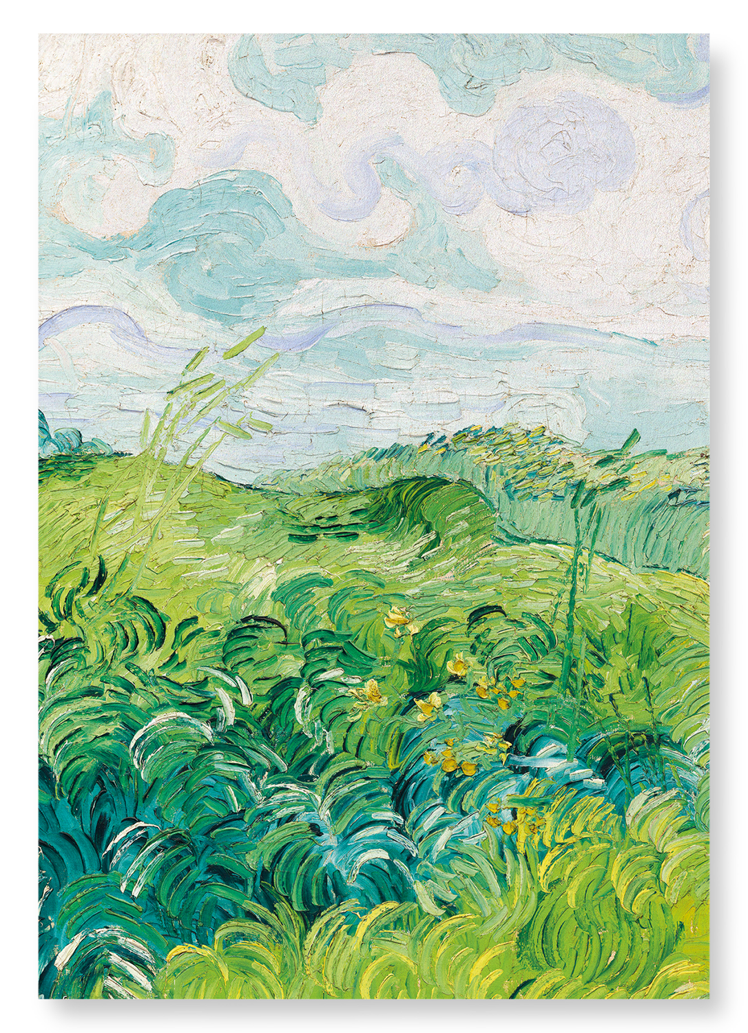 GREEN WHEAT FIELDS AUVERS (1890)