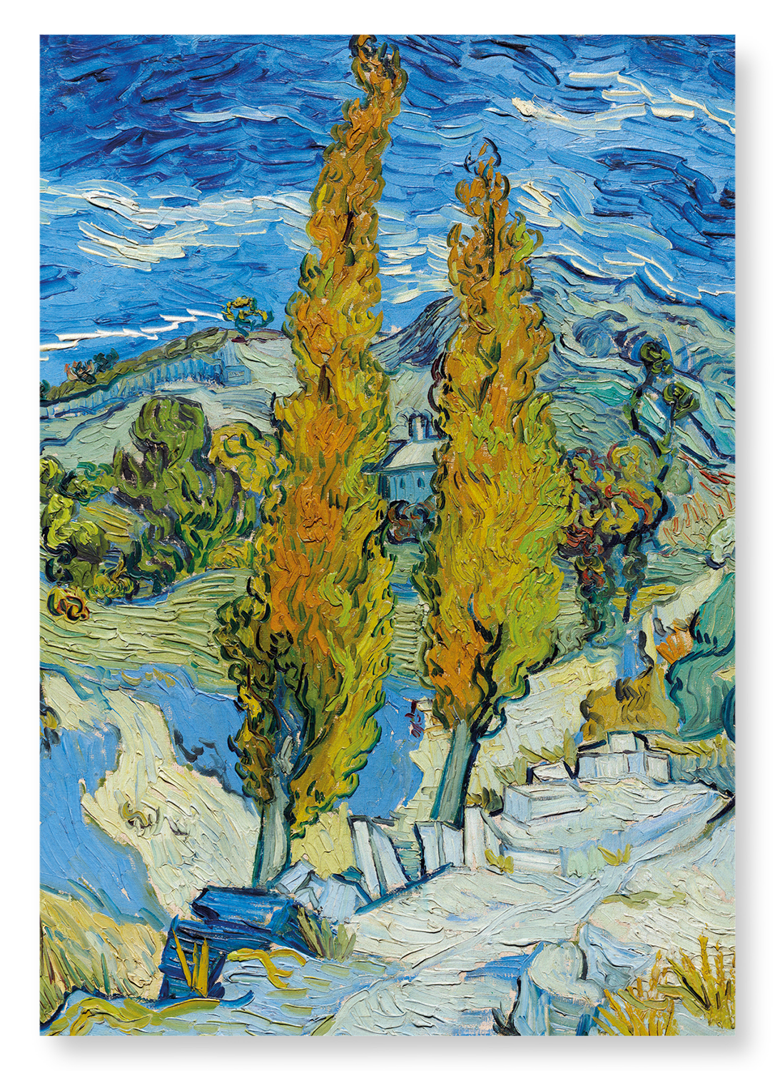 THE POPLARS AT SAINT-RÉMY (1889)