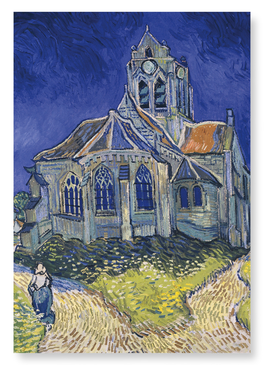 CHURCH AT AUVERS (1890)