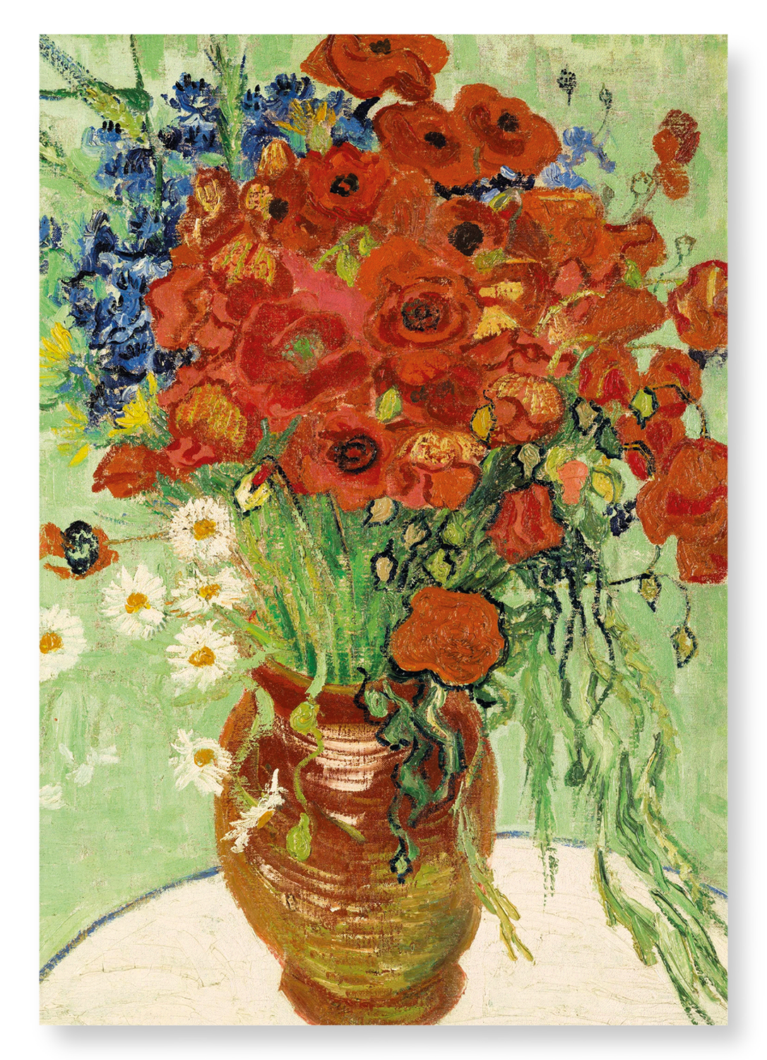 VASE WITH DAISIES AND POPPIES (1890)