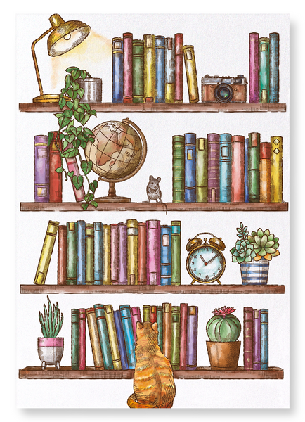 Cat bookcase hotsell