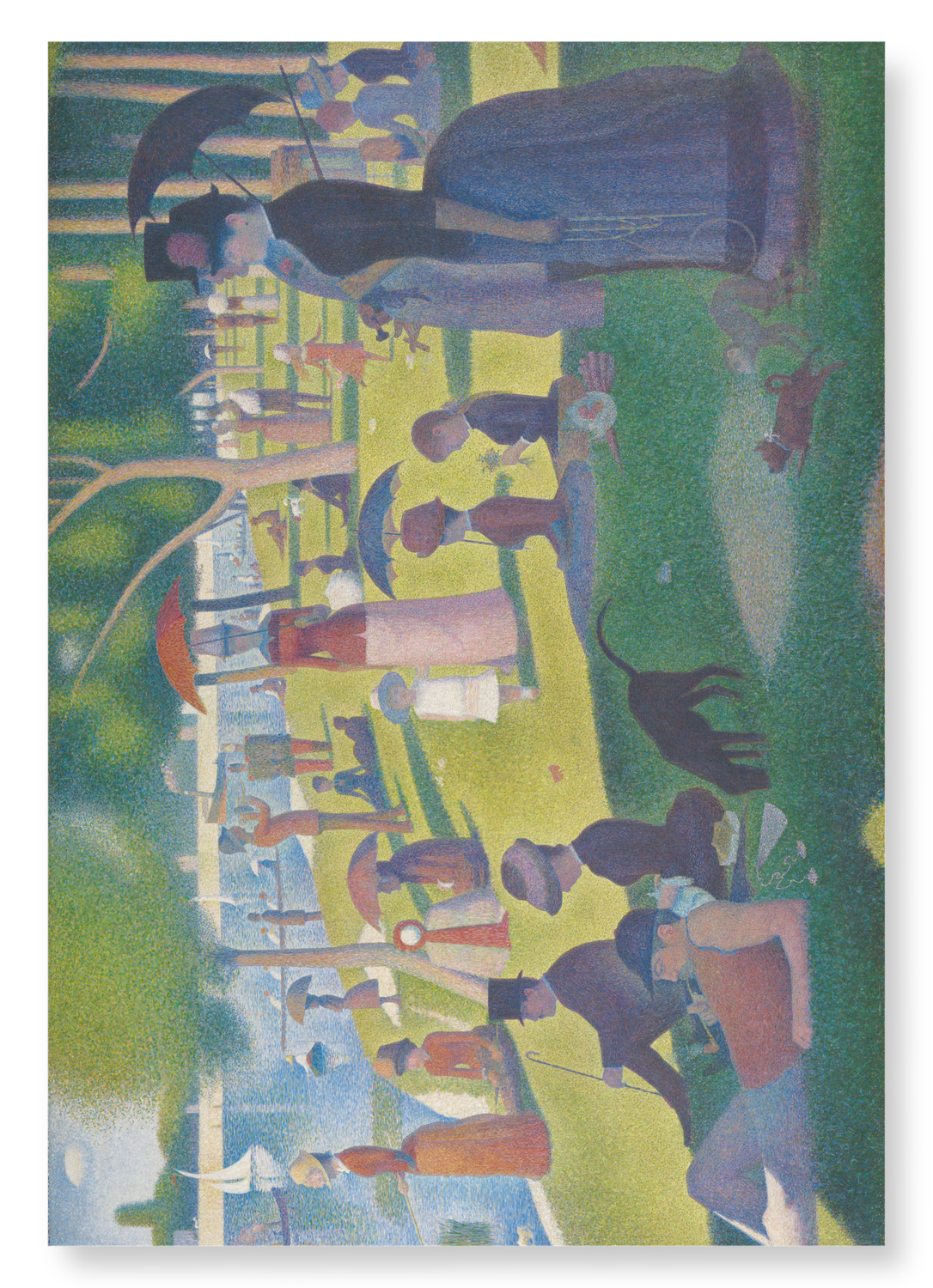 A SUNDAY ON LA GRANDE JATTE (1884)