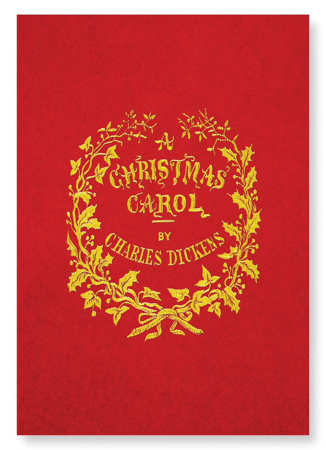 CHRISTMAS CAROL FRONT COVER (1843)