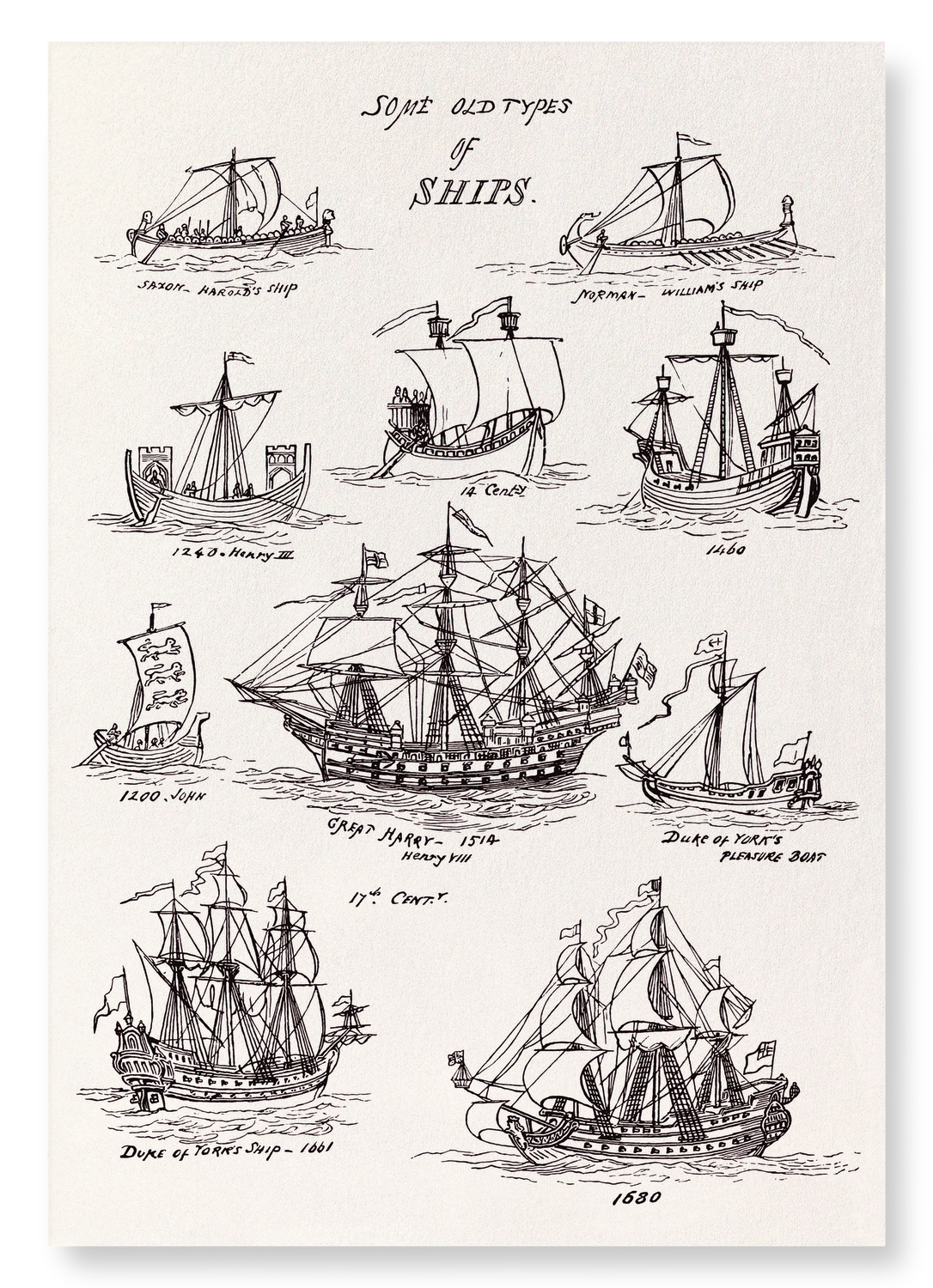 SEA PICTURES DRAWN WITH PEN AND PENCIL (1882)