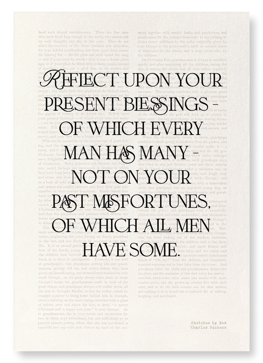 REFLECT UPON YOUR BLESSINGS (1836)