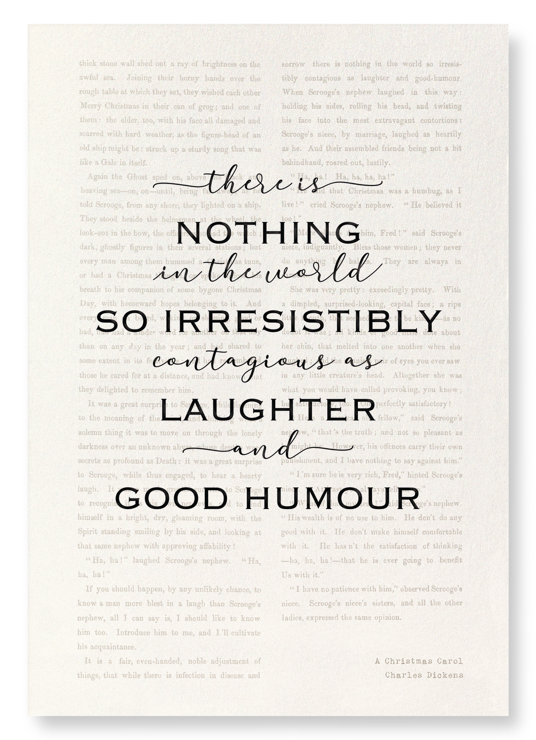 LAUGHTER AND GOOD HUMOUR (1843)