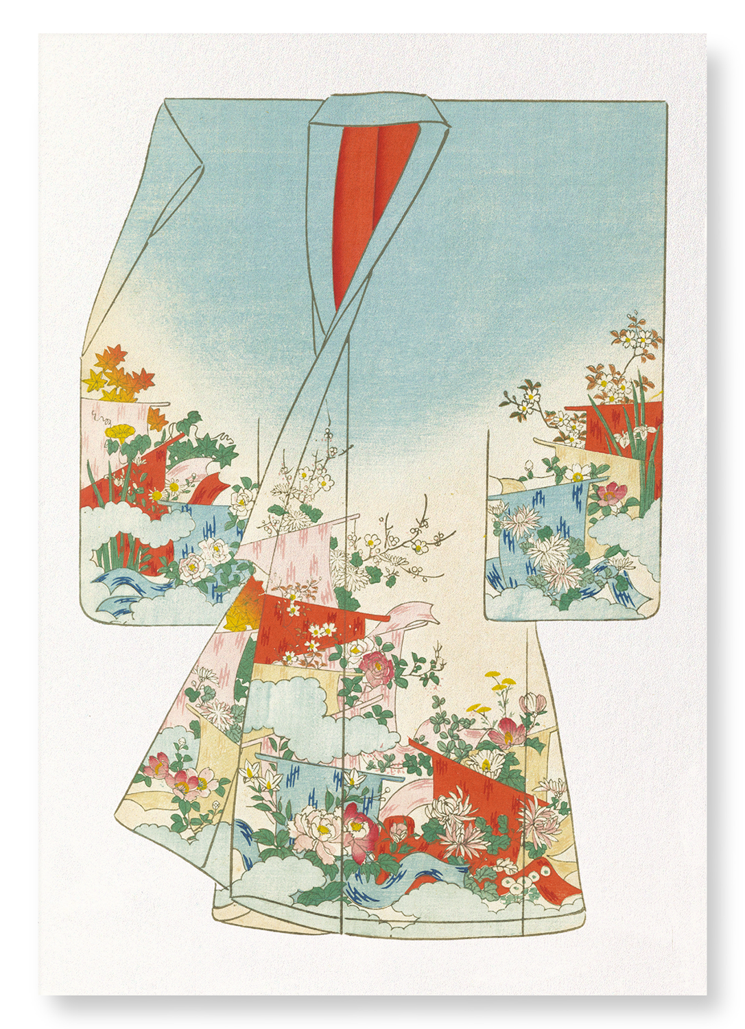 KIMONO OF FLOWERS AND PARTITIONS (1899)