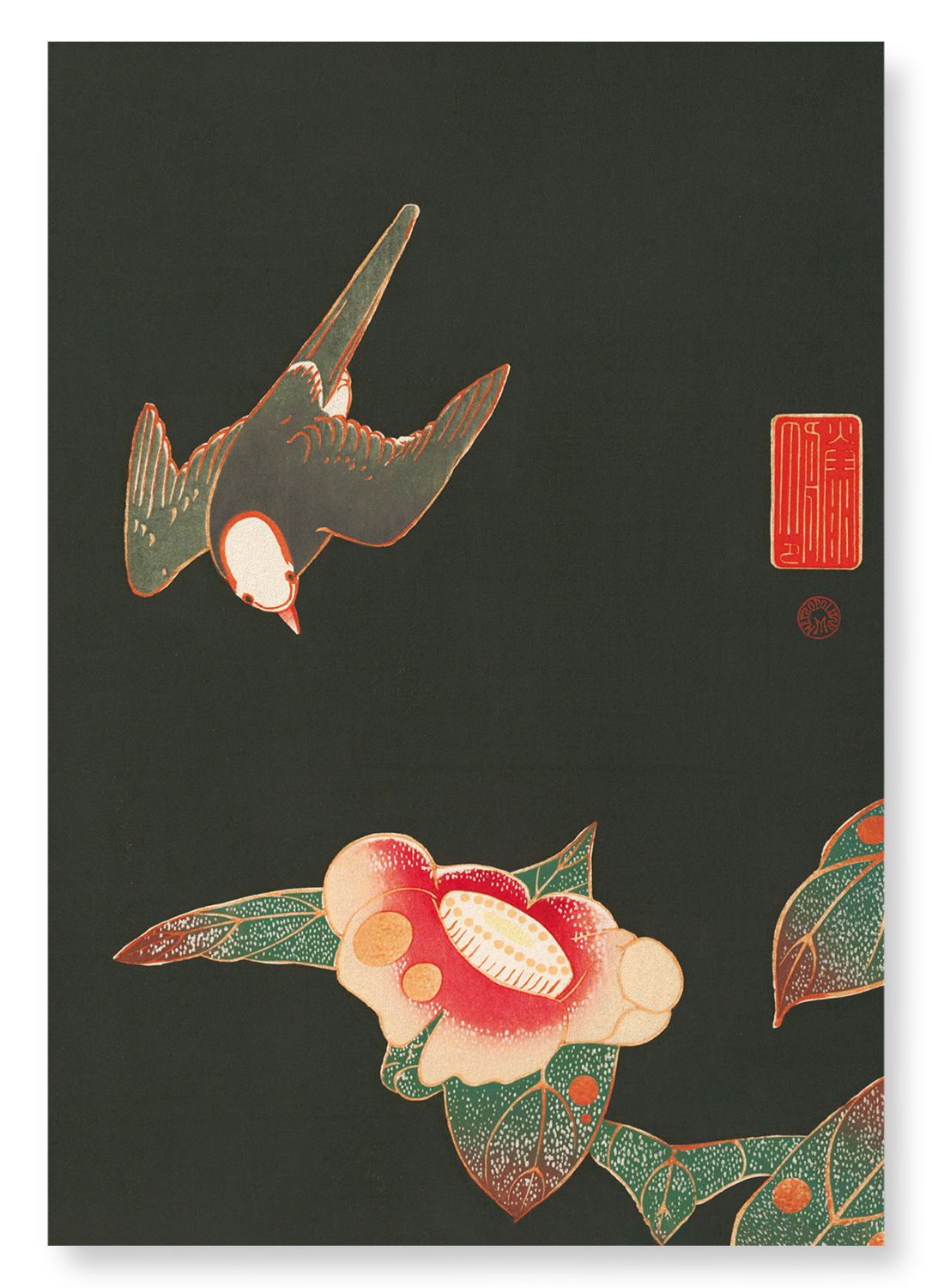 SWALLOW AND CAMELLIA (C.1900)