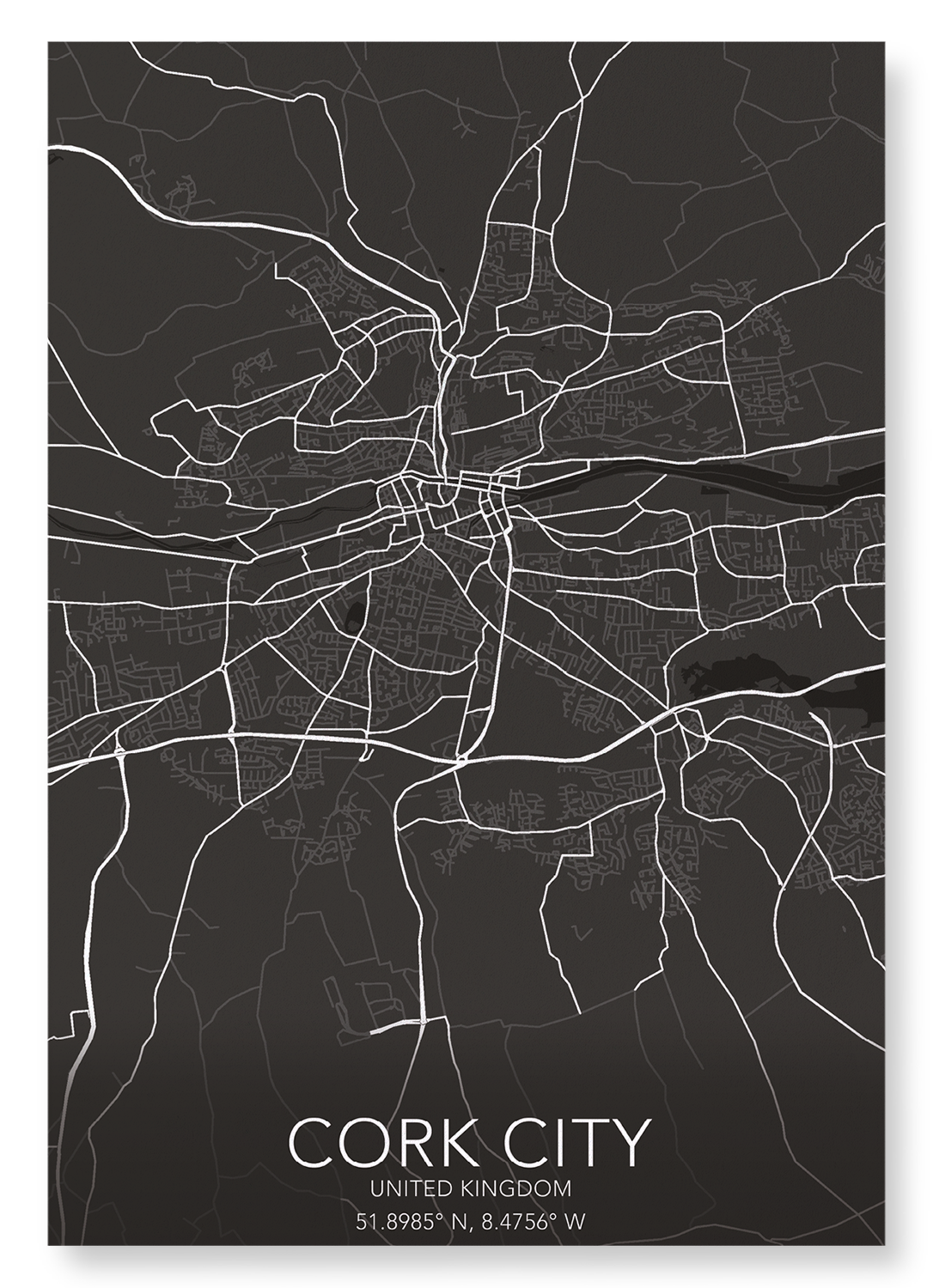 CORK CITY  FULL MAP