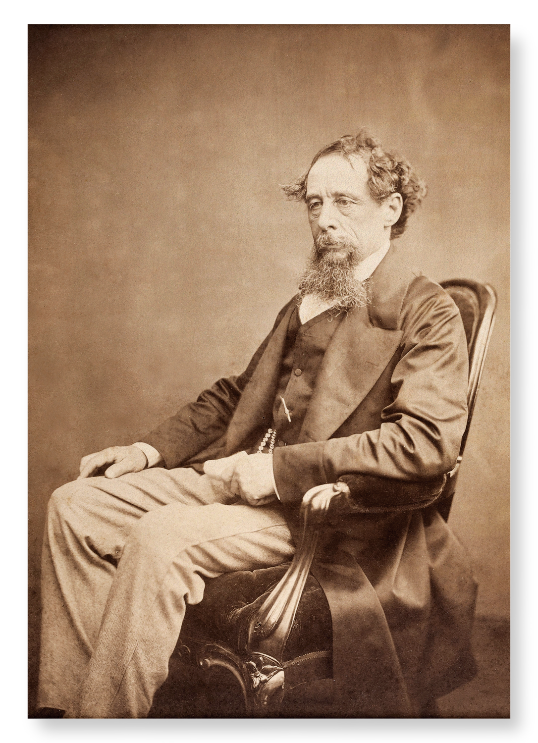 PORTRAIT OF CHARLES DICKENS (C. 1860)