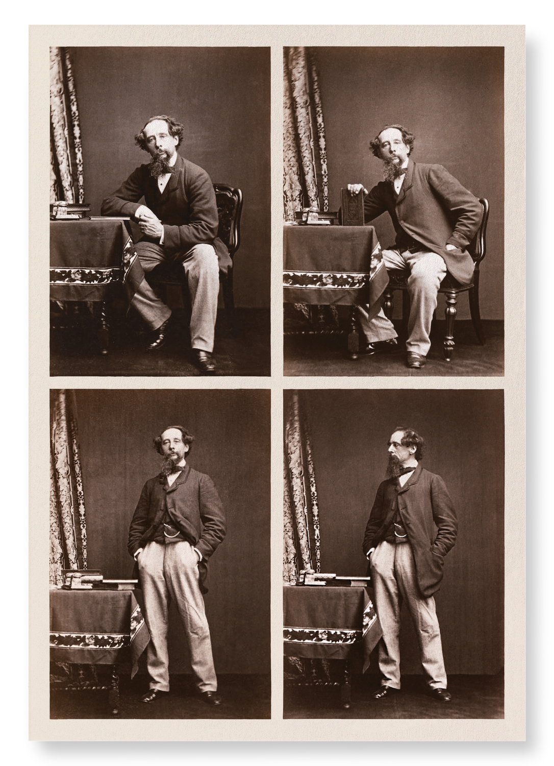 PHOTOGRAPHS OF CHARLES DICKENS: SET B (1858)