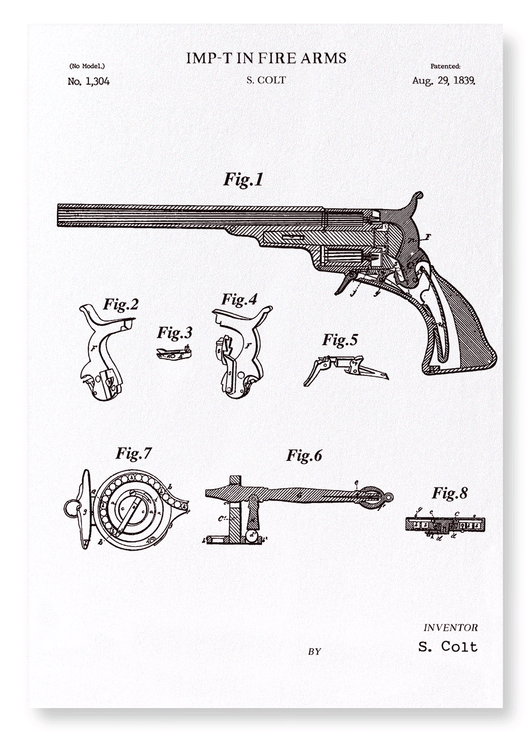 PATENT OF IMP-T IN FIRE ARMS (1839)
