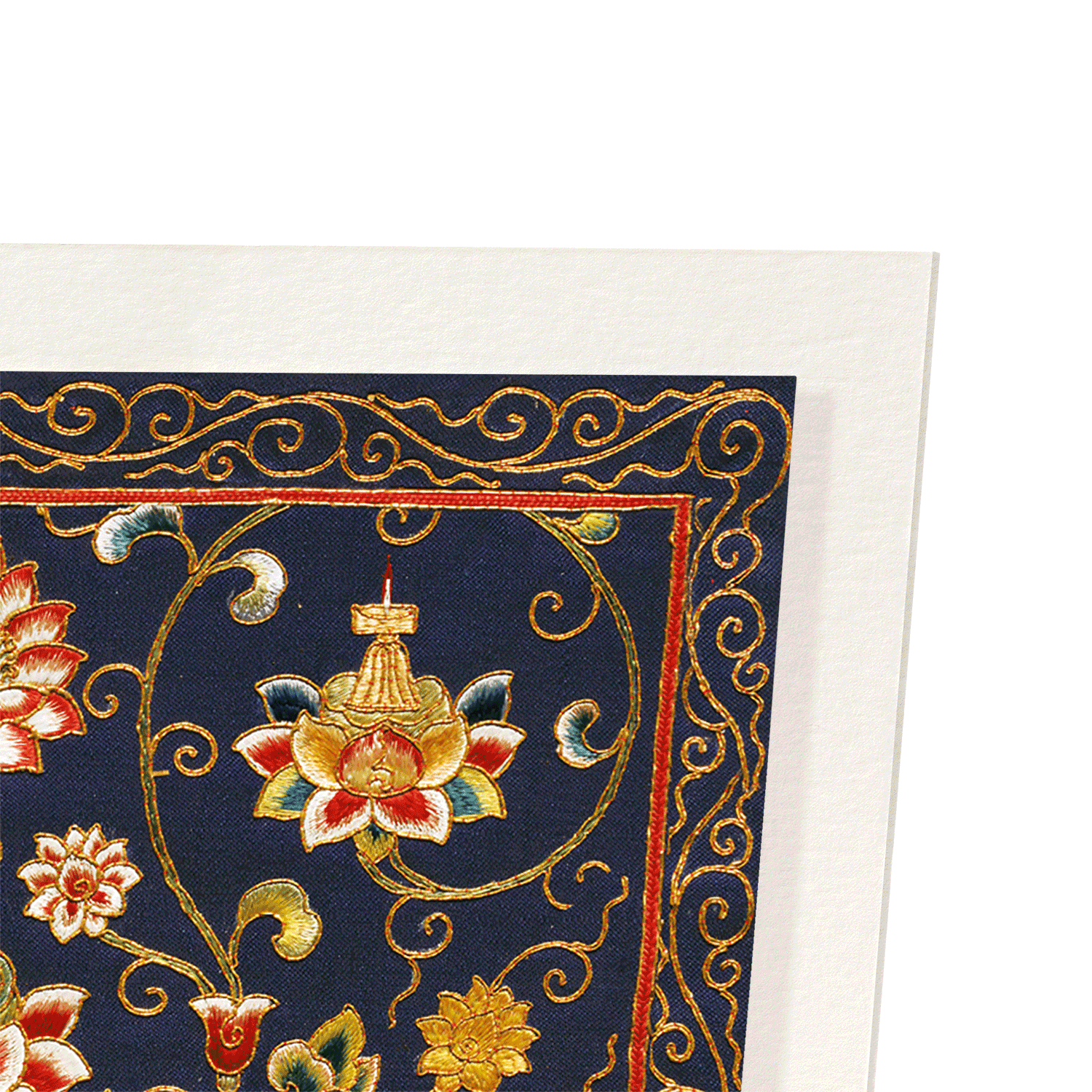LOTUS FLOWER EMBROIDERY (14TH C)