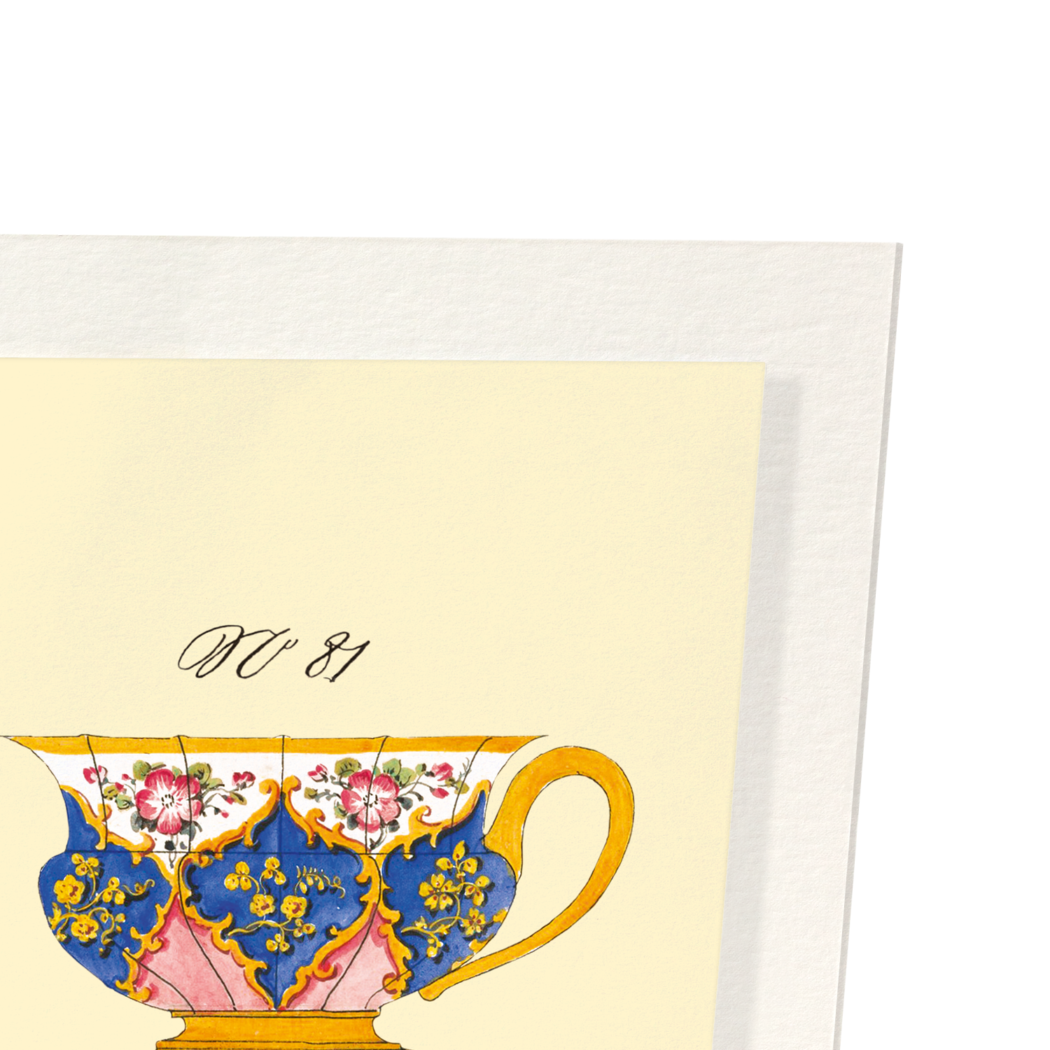 FRENCH TEA CUP SET B (C. 1825-1850)