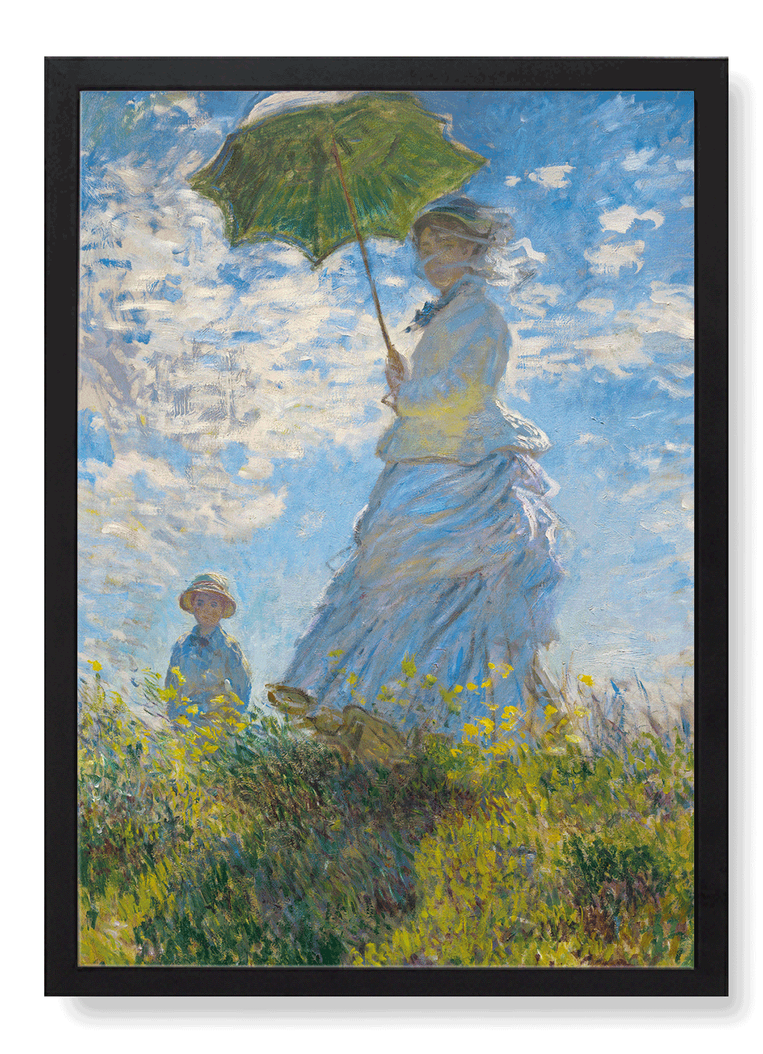 LADY WITH A PARASOL BY MONET