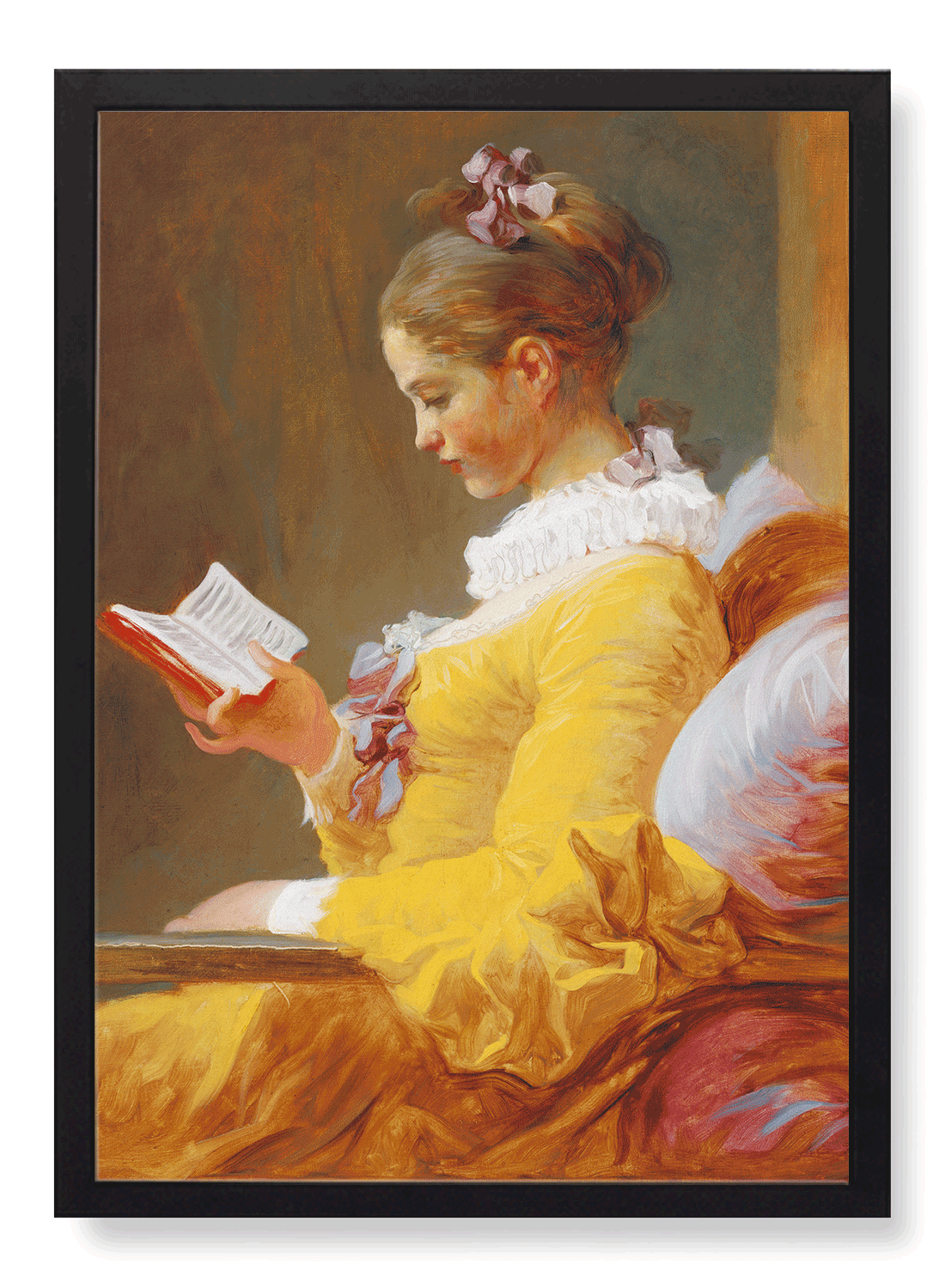 YOUNG GIRL READING C.1769