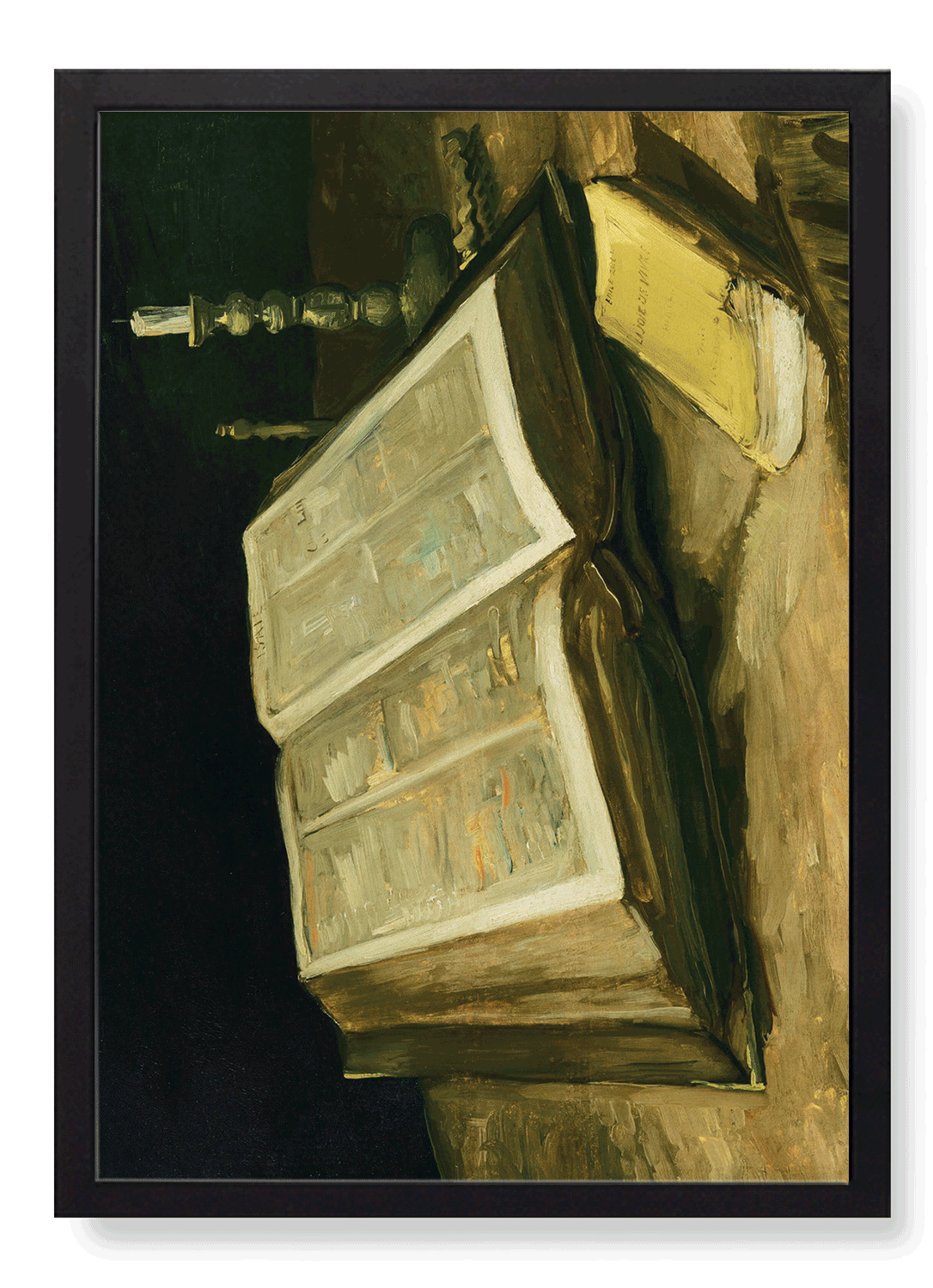 STILL LIFE WITH BIBLE (1885)