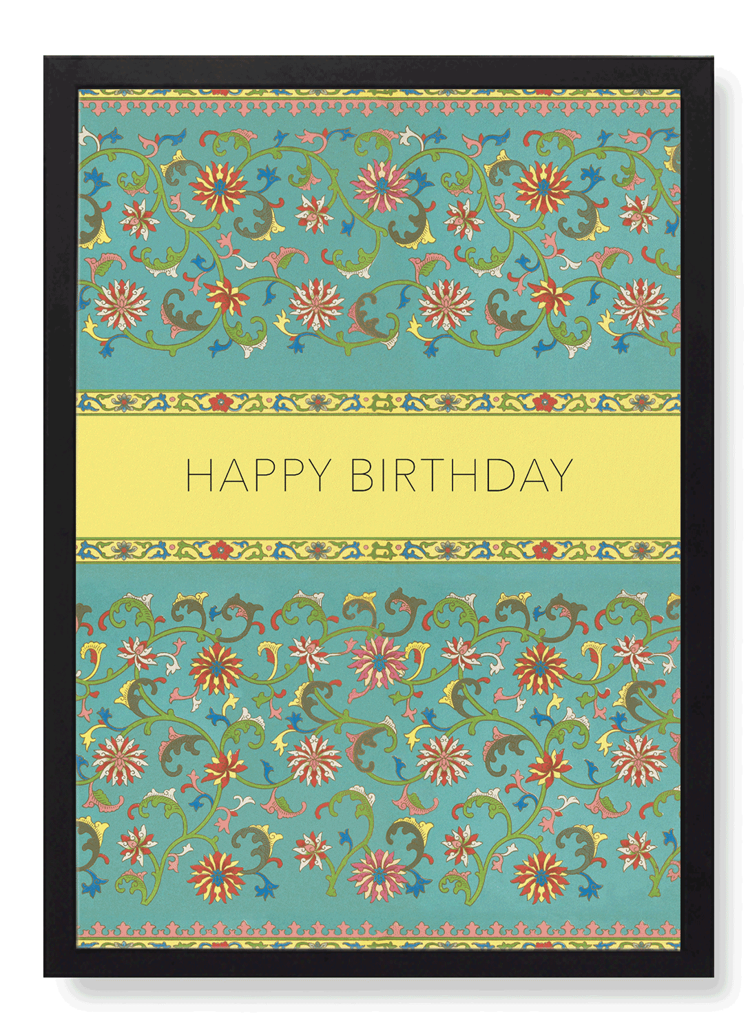 BIRTHDAY WISHES ON CHINESE PATTERN