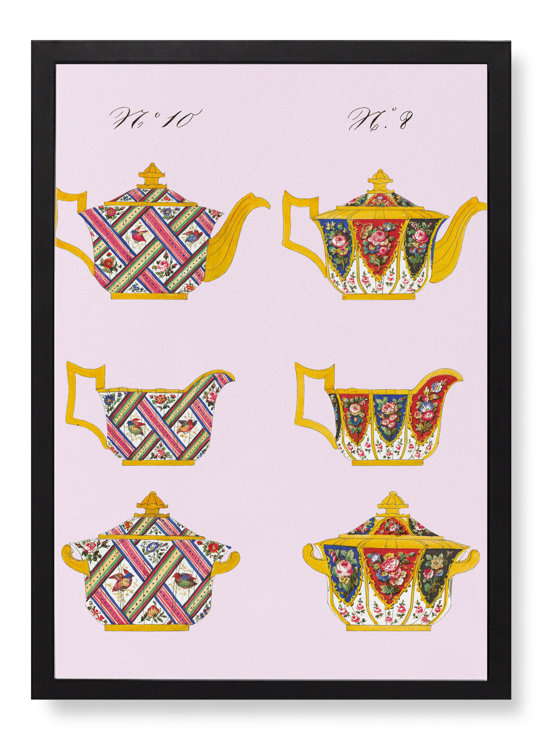 FRENCH TEA SET C (C. 1825-1850)