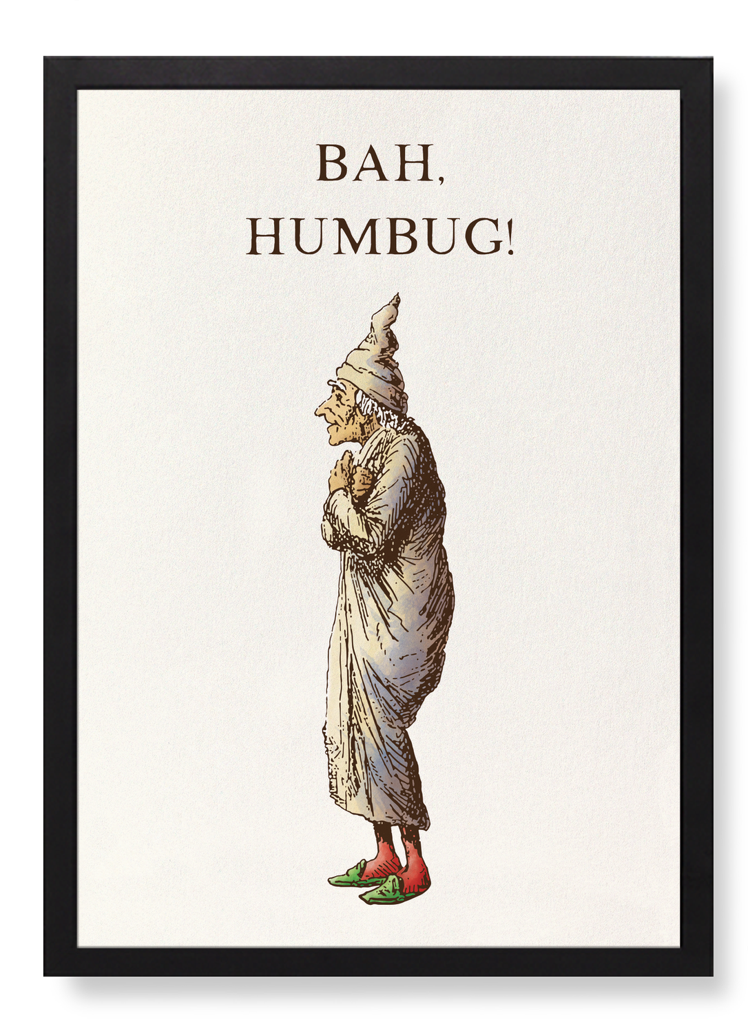 SCROOGE BAH HUMBUG (1843)