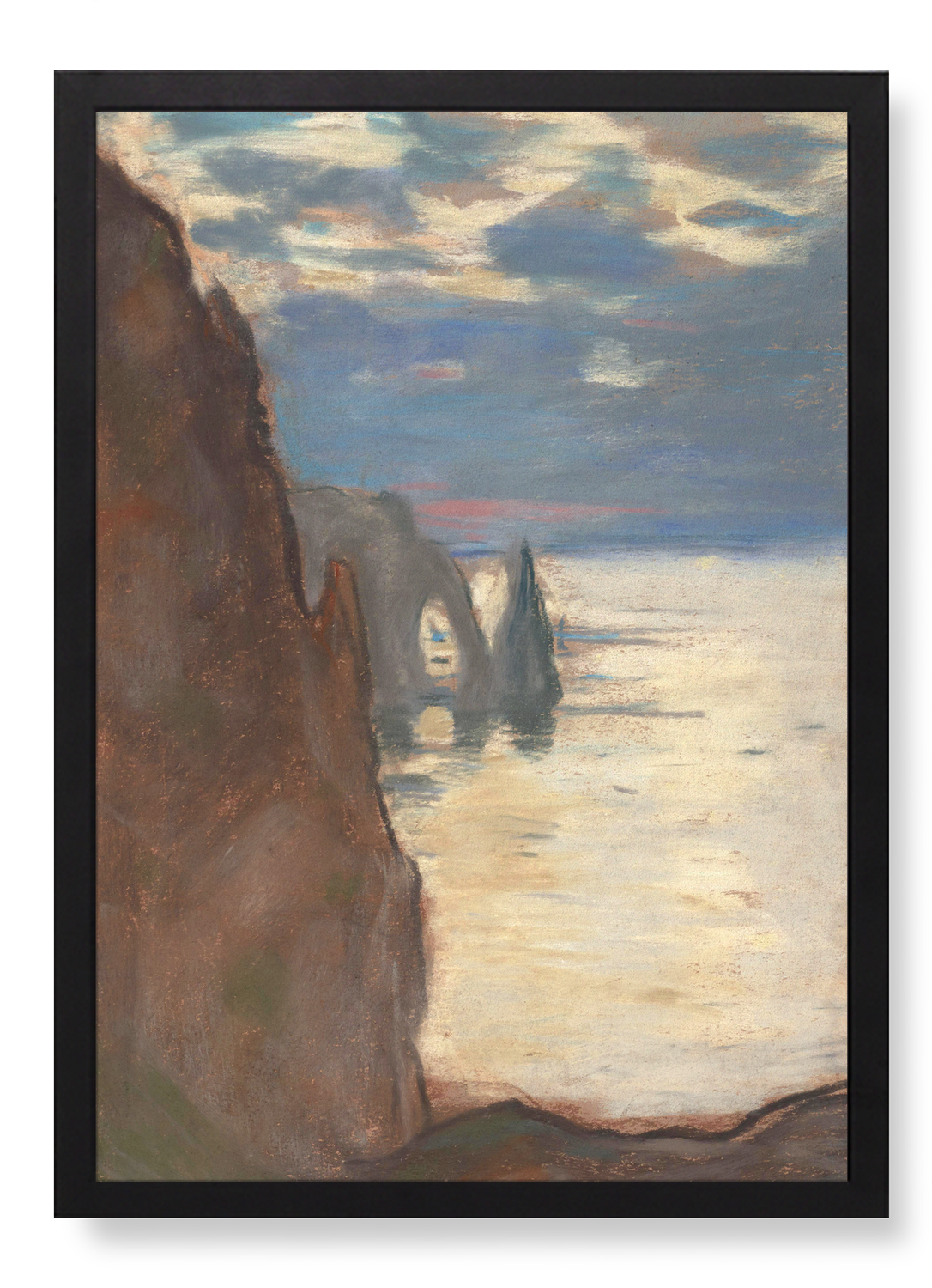 CLIFFS AT ETRETAT: THE NEEDLE ROCK AND PORTE D'AVAL (C.1885)