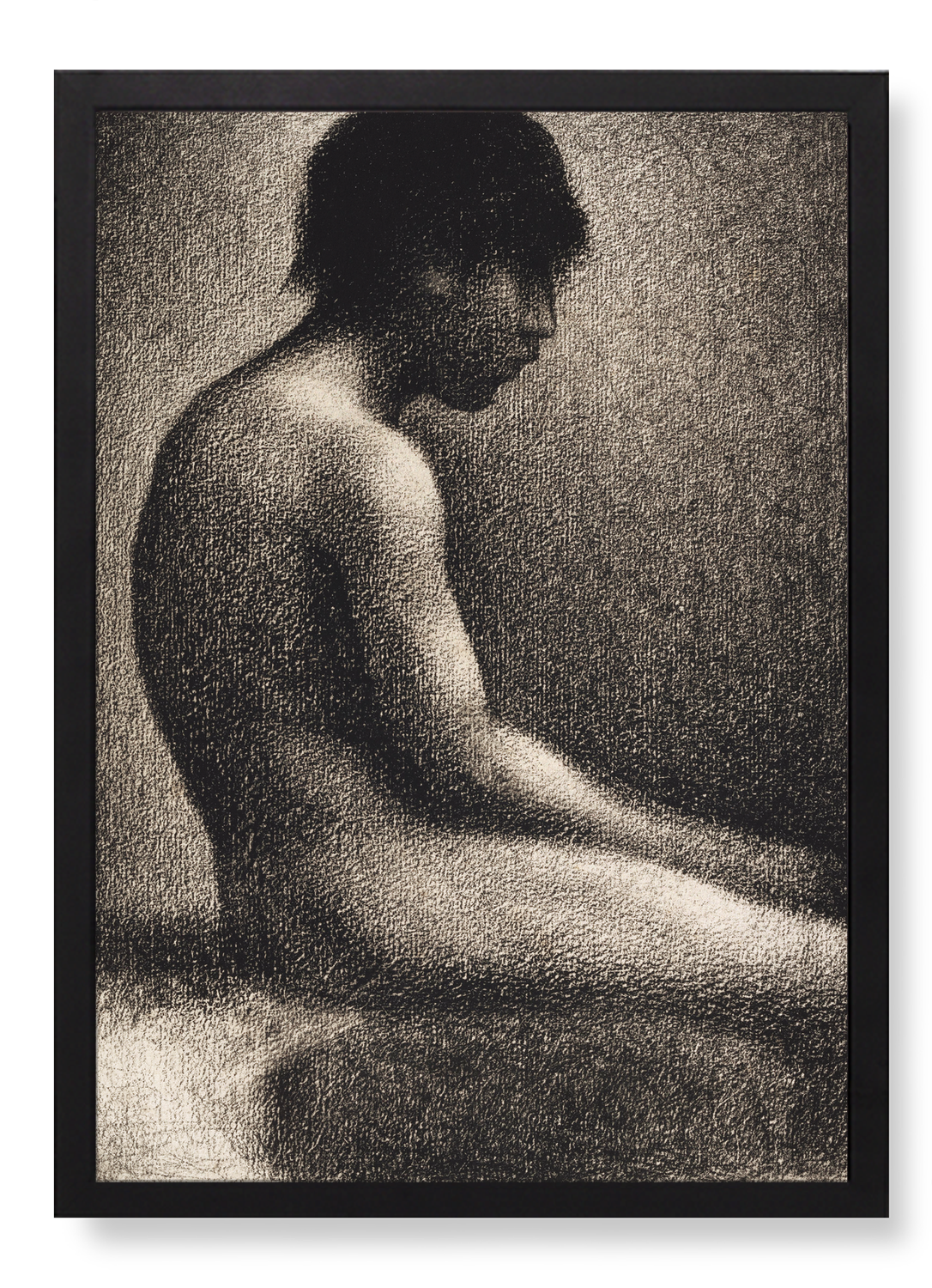 SEATED YOUTH, STUDY FOR 'BATHERS AT ASNIÈRES' (1883)