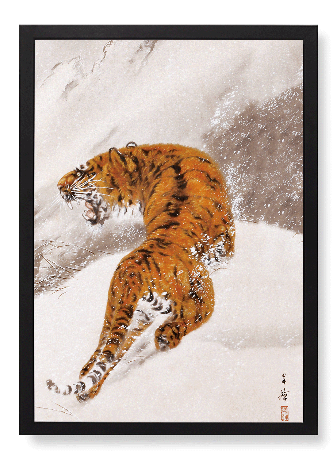 TIGER IN SNOW