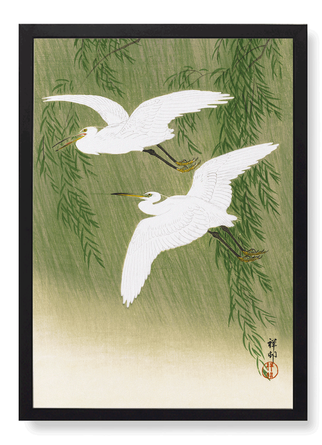 EGRETS AND WILLOW