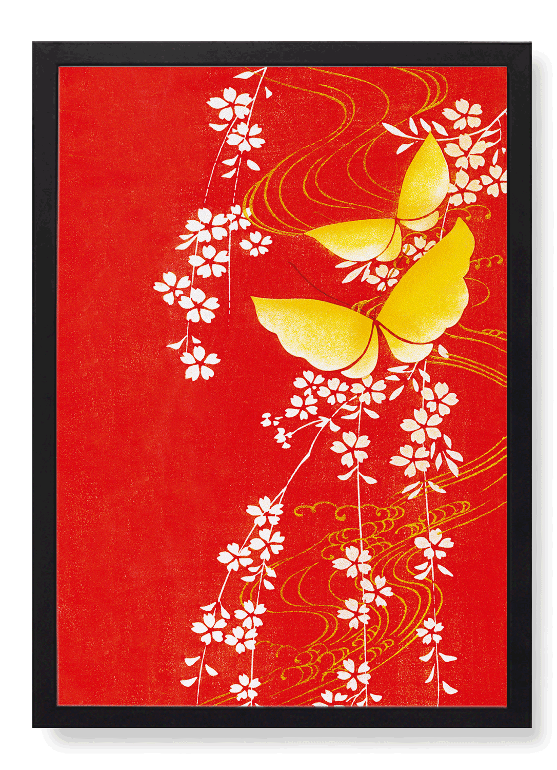 BUTTERFLIES AND CHERRY BLOSSOMS