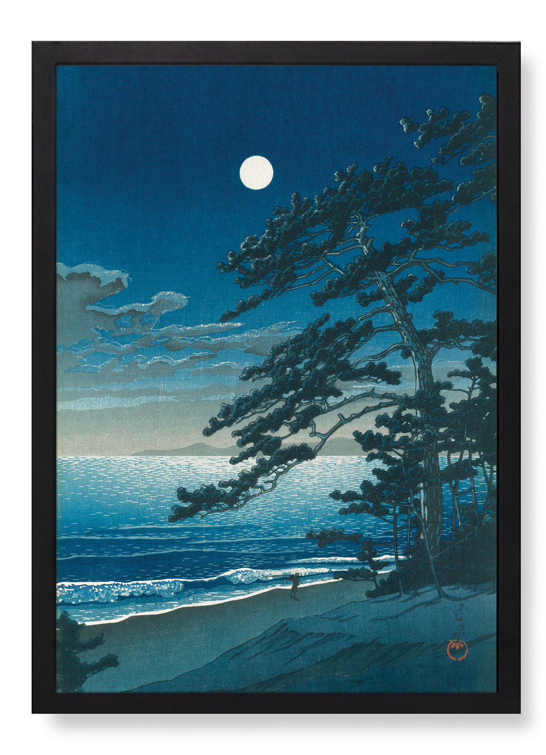 MOON AT NINOMIYA BEACH (1932)