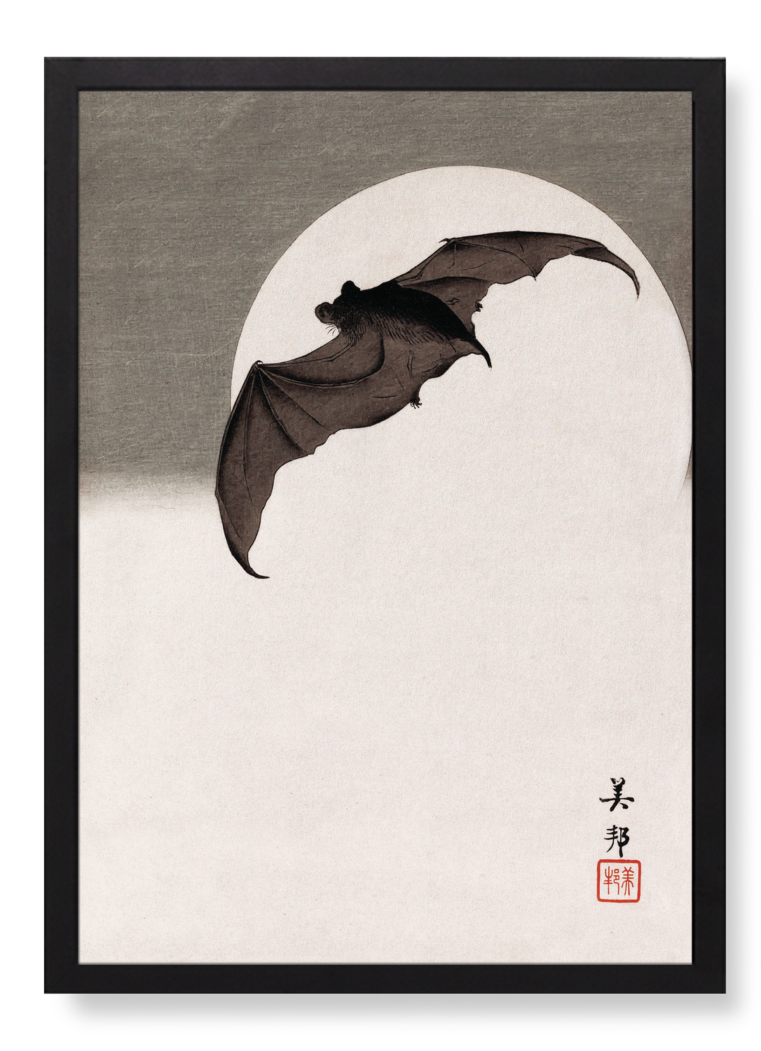 BAT IN FULL MOON (C.1910)