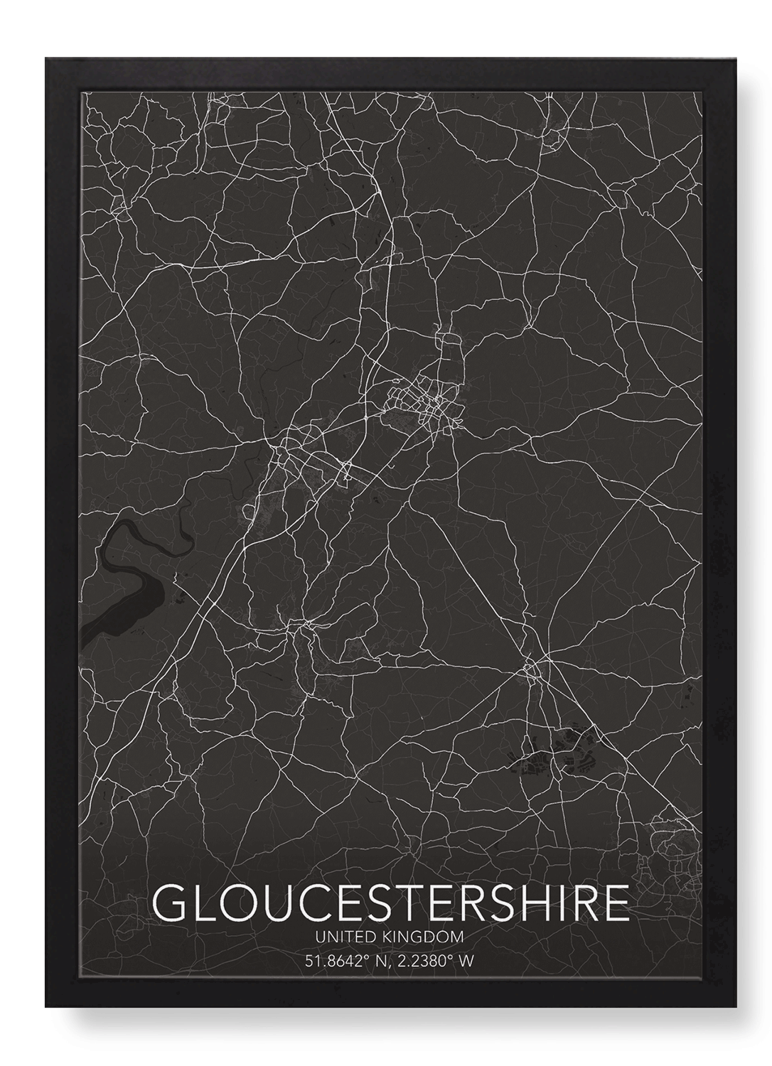 GLOUCESTERSHIRE FULL MAP