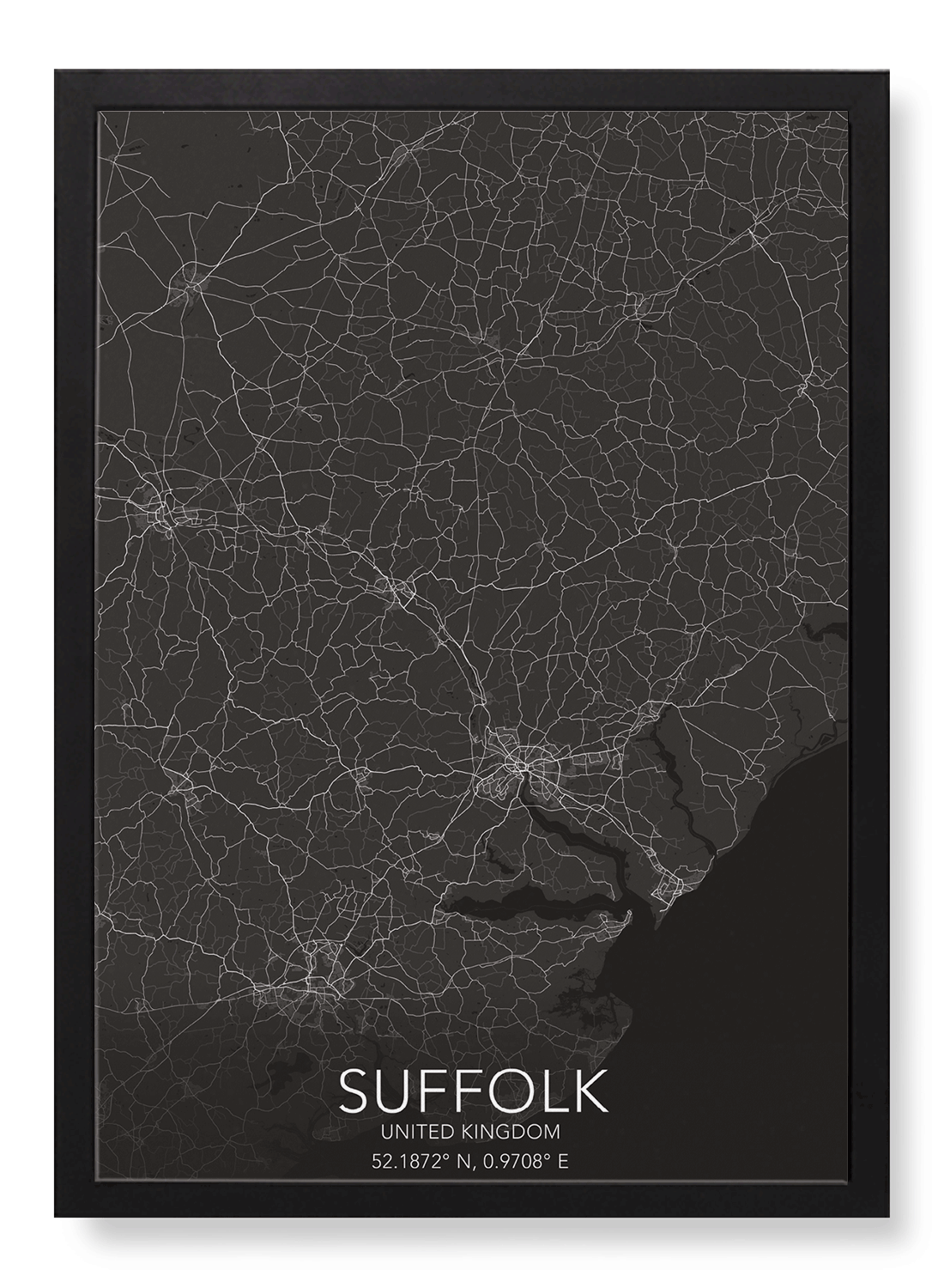 SUFFOLK FULL MAP