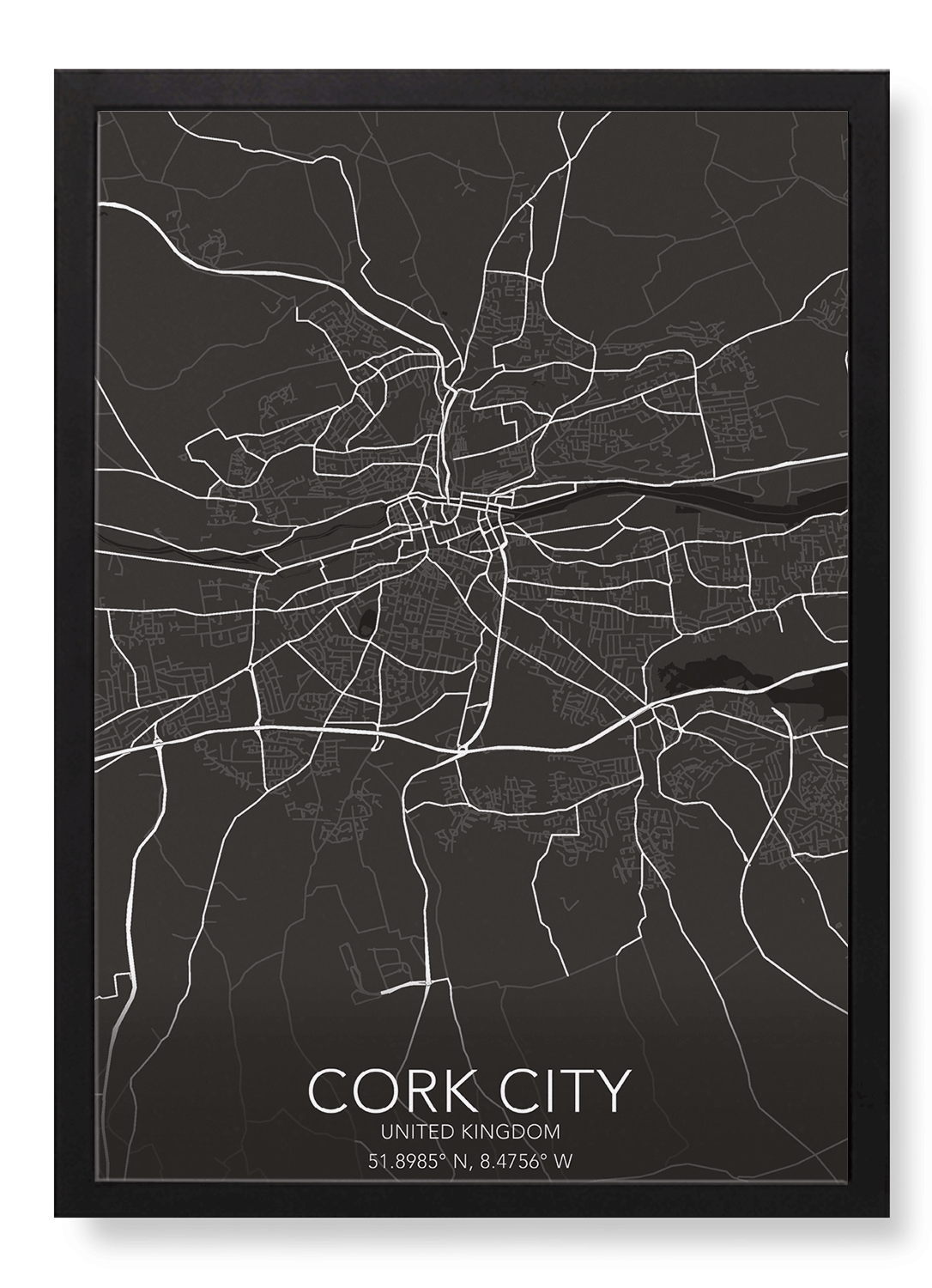 CORK CITY  FULL MAP