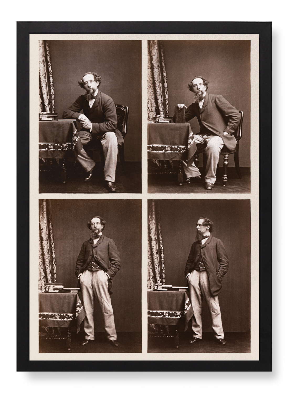 PHOTOGRAPHS OF CHARLES DICKENS: SET B (1858)