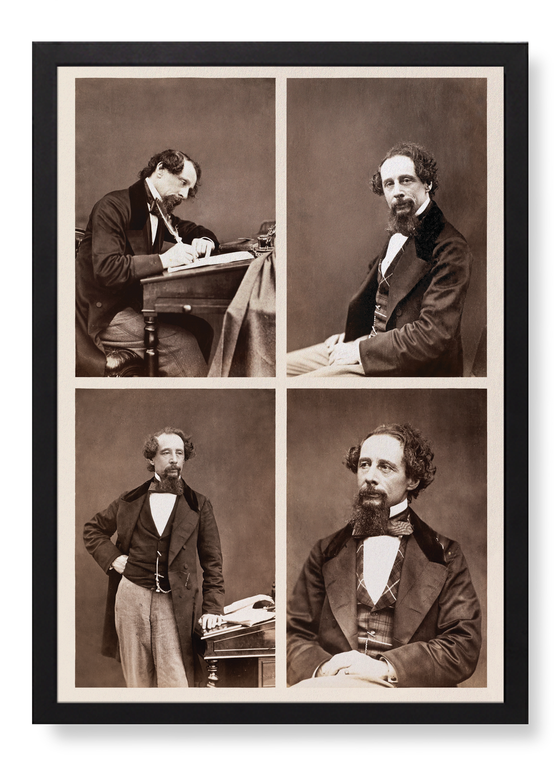 PHOTOGRAPHS OF CHARLES DICKENS: SET C (1858)