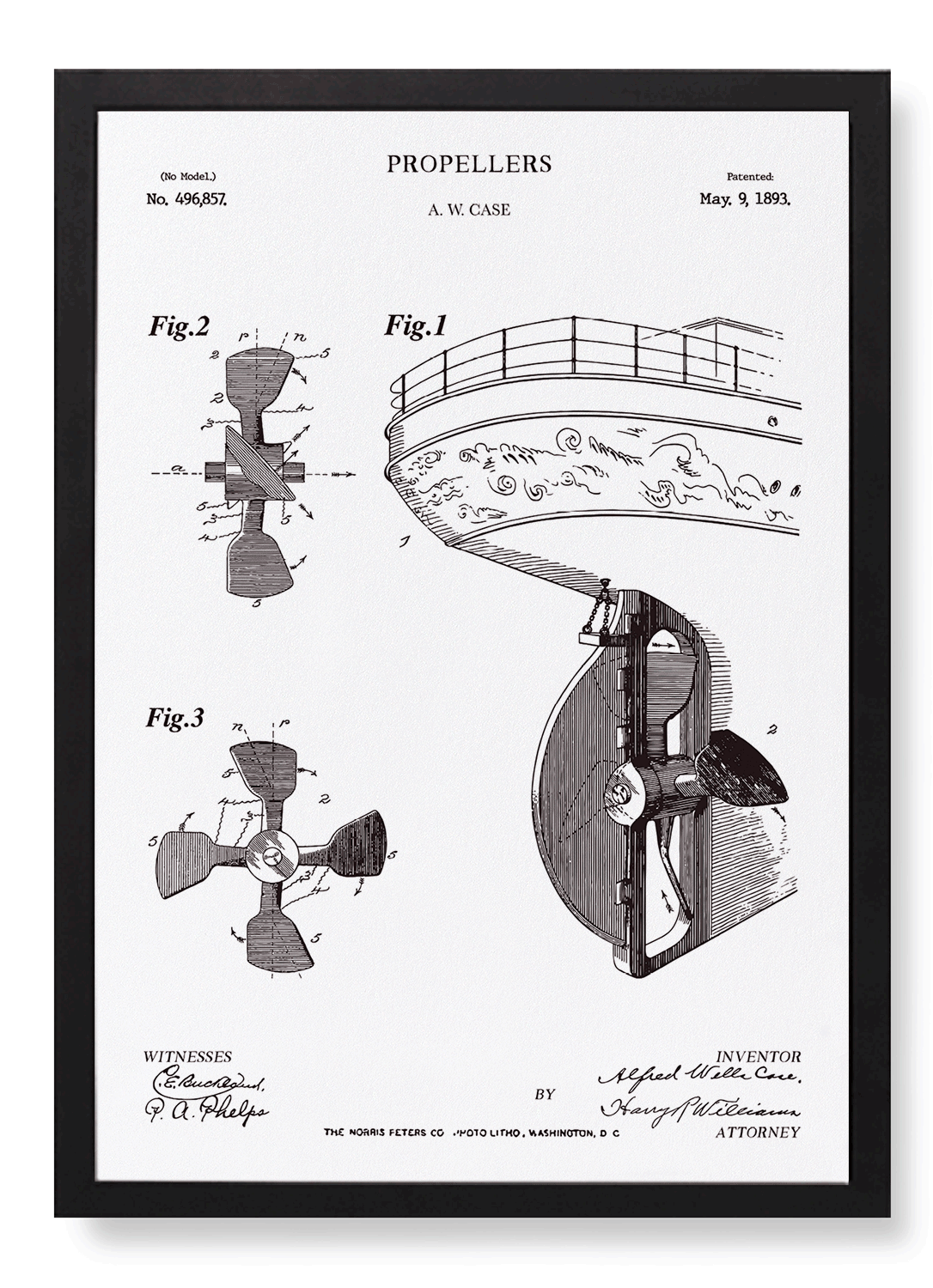 PATENT OF PROPELLERS (1893)